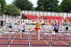Girls hurdles, Northern Inter-County Schools, Gateshead International Stadum. Photo: David T. Hewitson/Sports for All Pics
